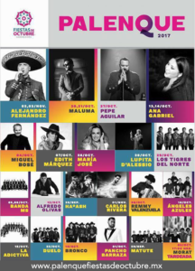 palenque fiestas de octubre 2017