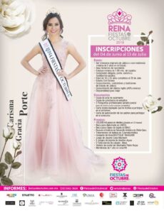 reina fiestas de octubre guadalajara 2018