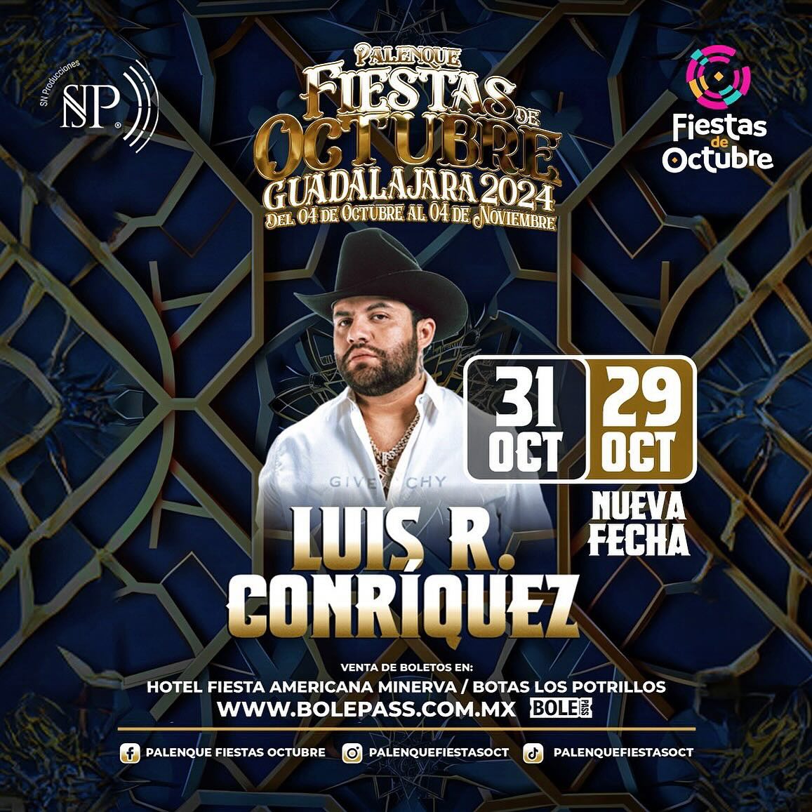 luis r conríquez palenque fiestas de octubre 2024