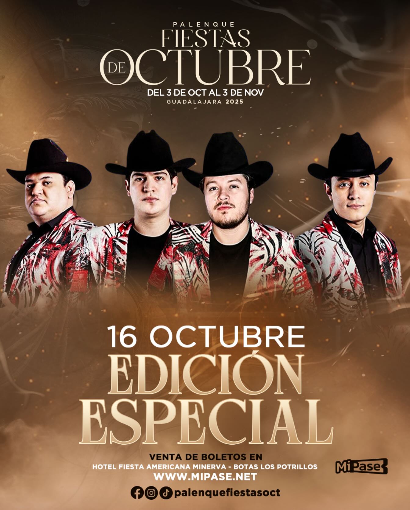 edición especial palenque fiestas de octubre 2025