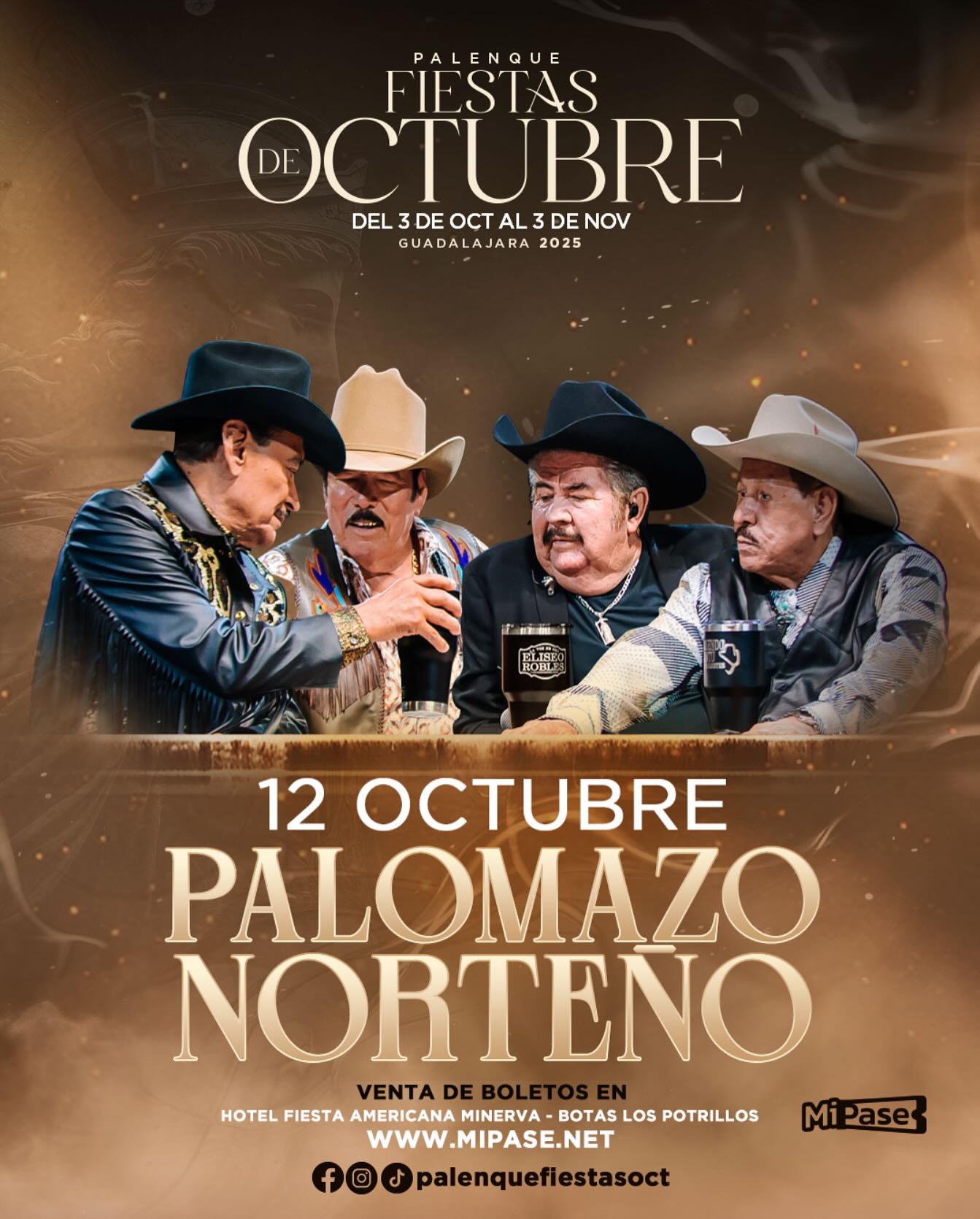 palomazo norteño palenque fiestas de octubre 2025