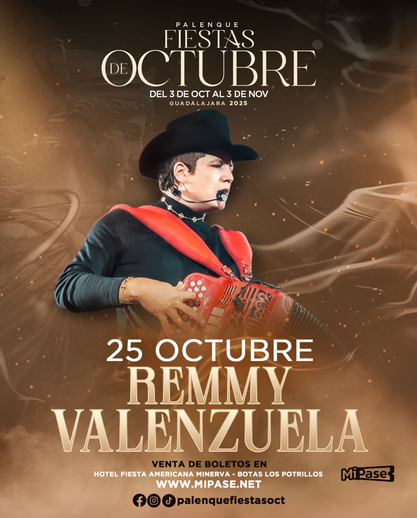remmy valenzuela palenque fiestas de octubre 2025