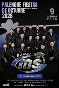 Boletos Banda MS Palenque Fiestas de Octubre 2026