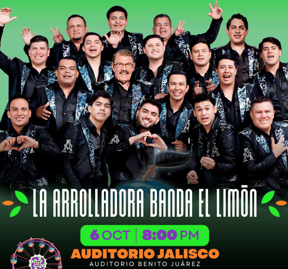 La Arrolladora Banda El Limón en las Fiestas de Octubre 2026: fecha, horario y boletos