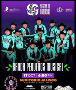 Banda Pequeños Musical en las Fiestas de Octubre 2026: fecha, horario y precios